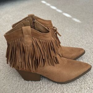 Indigo Road Faux Suede Western Boot